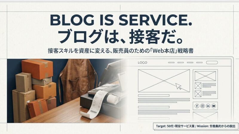 販売職がつらいと感じるあなたへ。その消耗を「Web資産」に変える逆転の発想 