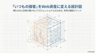 喋れるのに記事が書けないあなたへ。「いつもの接客」を設計図にして、接客をWeb資産に変える方法 