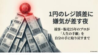 1円のレジ誤差に嫌気が差す夜。接客・販売25年のプロが「人生の手綱」を自分の手に取り戻すまで 