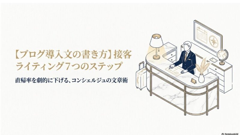 【ブログ導入文の書き方】｜接客ライティング7ステップで読まれるリード文の作り方 