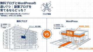 無料ブログとWordPressの違い7つ｜副業ブログを育てるならどっち？ 